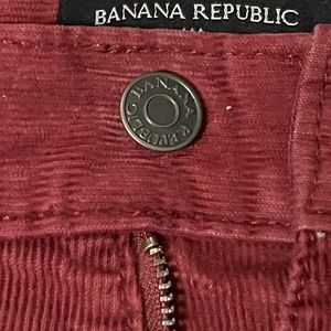 Banana republic, corduroy, Burgundy